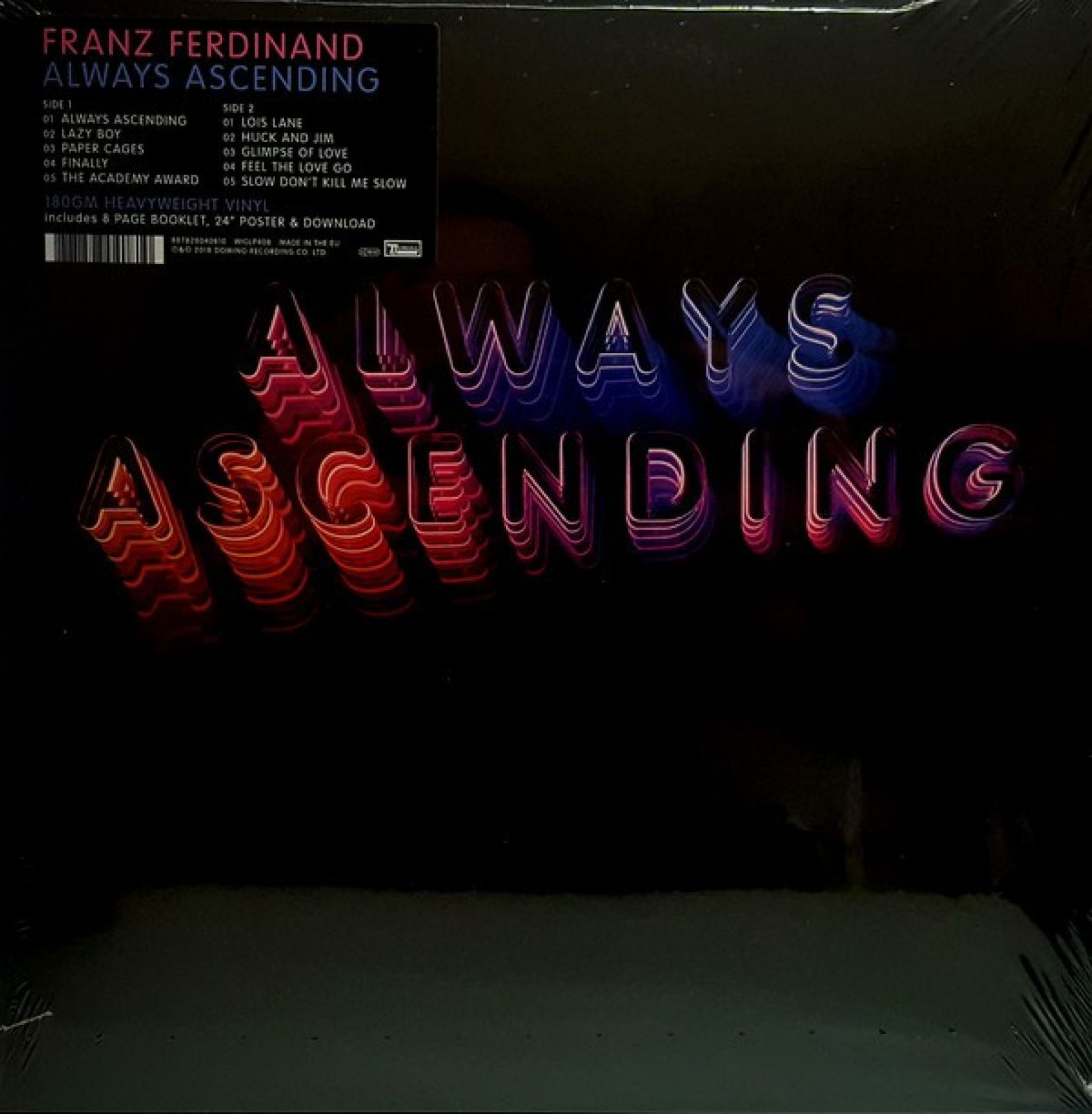 0887828040810, Виниловая пластинка Franz Ferdinand, Always Ascending группа звери альбом голод постер