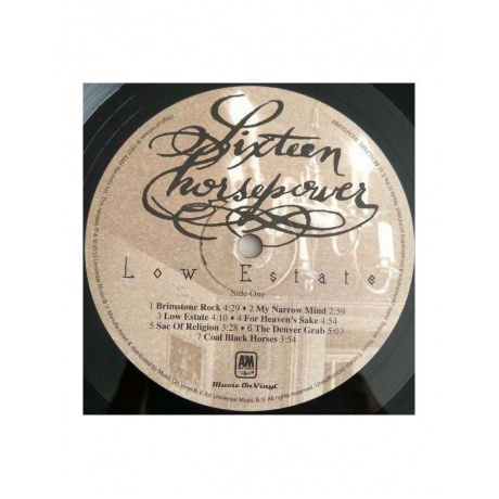 0600753381540, Виниловая пластинка 16 Horsepower, Low Estate - фото 3