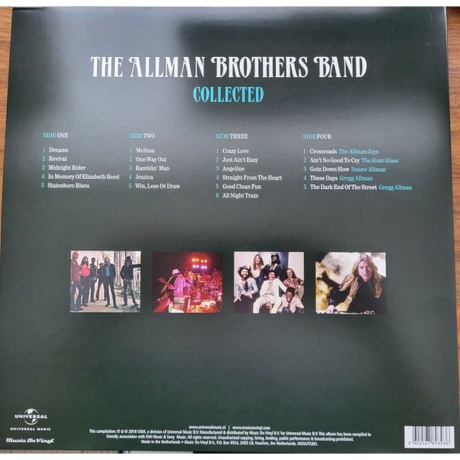 The Allman Brothers Band - Collected (8719262012929) виниловая пластинка - фото 5