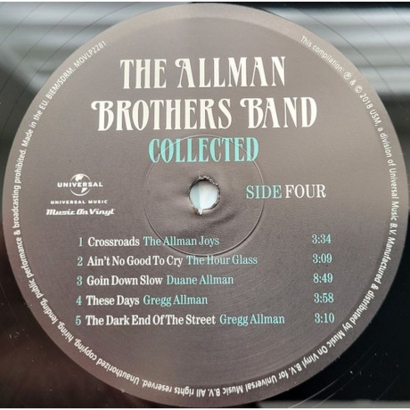The Allman Brothers Band - Collected (8719262012929) виниловая пластинка - фото 9