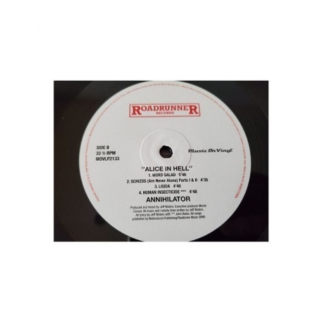 8719262006553, Annihilator, Alice In Hell виниловая пластинка - фото 4