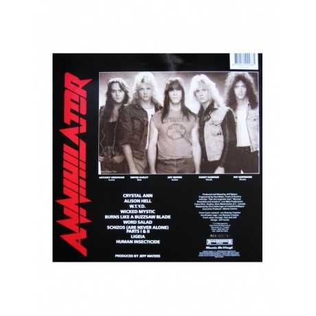 8719262024885, Виниловая пластинка Annihilator, Alice In Hell (coloured) - фото 2