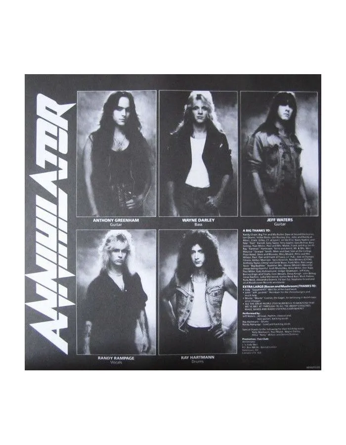 8719262024885, Виниловая пластинка Annihilator, Alice In Hell (coloured) - фото 5