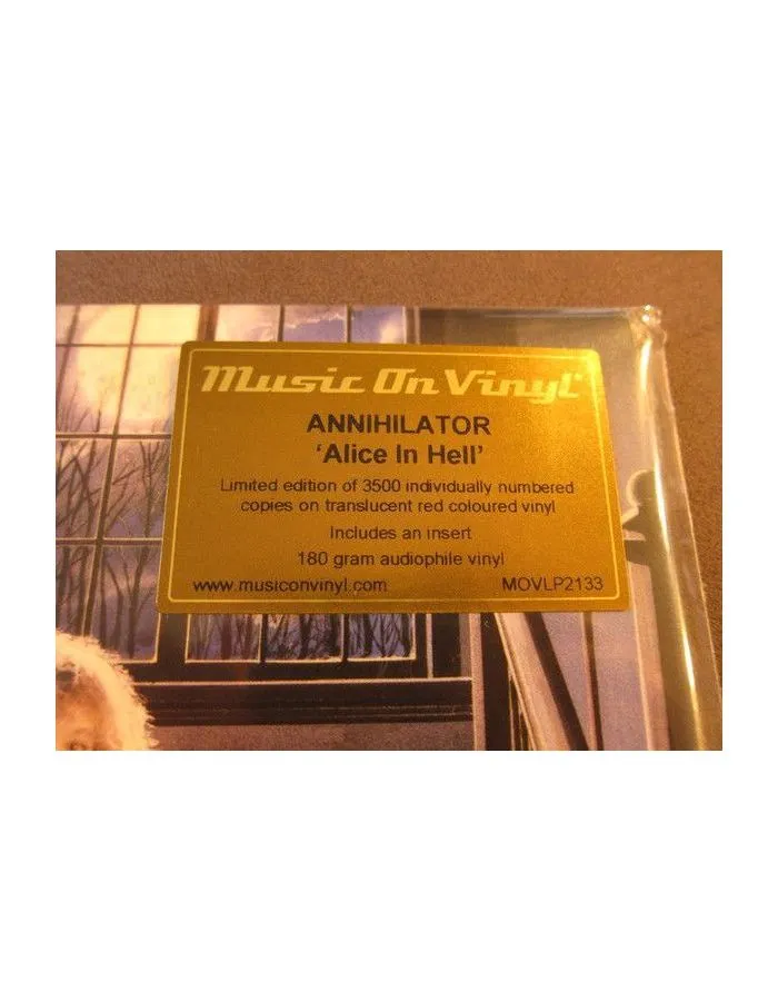 8719262024885, Виниловая пластинка Annihilator, Alice In Hell (coloured) - фото 8