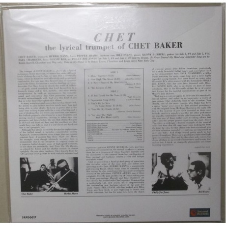 9003829978087, Виниловая пластинка Baker, Chet, Chet - фото 2