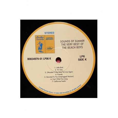 0602445328185, Виниловая пластинка Beach Boys, The, Sounds Of Summer: The Very Best Of (Box) - фото 32