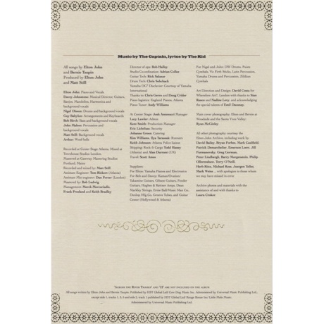 Elton John - The Captain &amp; The Kid (0602445055326) виниловая пластинка - фото 31