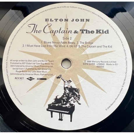 Elton John - The Captain &amp; The Kid (0602445055326) виниловая пластинка - фото 34