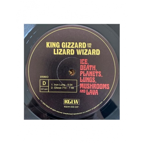 0842812170164, Виниловая пластинка King Gizzard &amp; The Lizard Wizard, Ice, Death, Planets, Lungs, Mushroom And Lava - фото 8