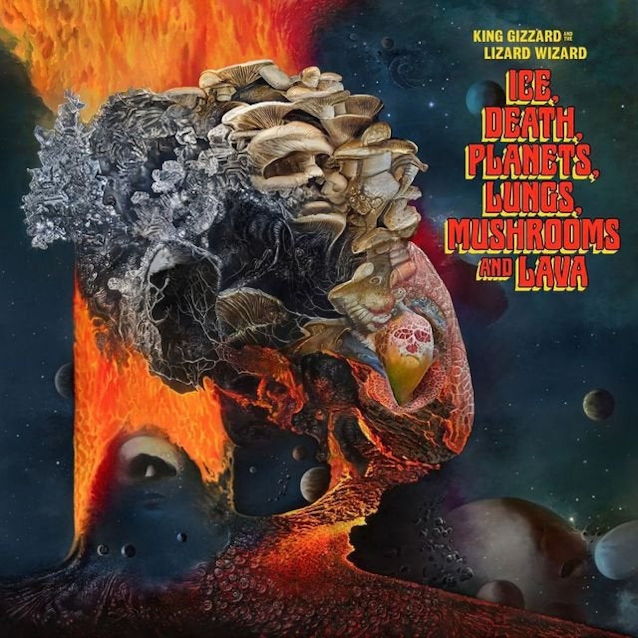 0842812170164, Виниловая пластинка King Gizzard & The Lizard Wizard, Ice, Death, Planets, Lungs, Mushroom And Lava фото