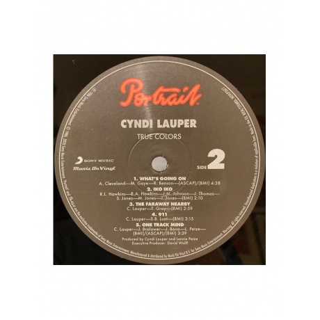 8719262017528, Виниловая пластинка Lauper, Cyndi, True Colors - фото 5