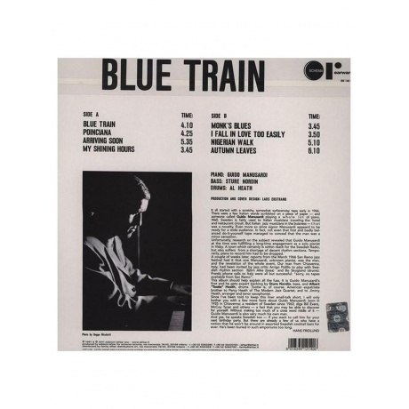 Guido Manusardi - Blue Train (8018344121406) виниловая пластинка - фото 2