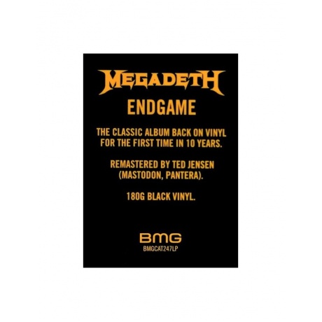 4050538374087, Виниловая пластинка Megadeth, Endgame - фото 10