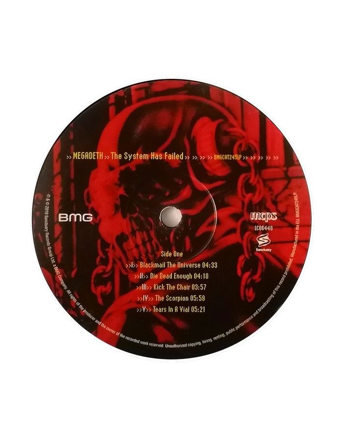 4050538374049, Виниловая пластинка Megadeth, The System Has Failed - фото 4