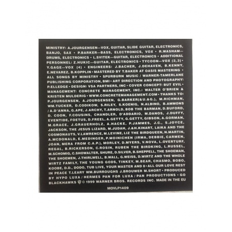Ministry - Dark Side Of The Spoon (8718469539024) виниловая пластинка - фото 7