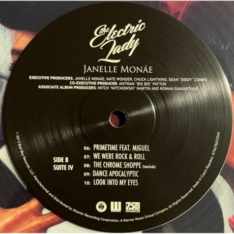 Janelle Monae - The Electric Lady (coloured) (0075678623264) виниловая пластинка - фото 8