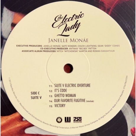 Janelle Monae - The Electric Lady (coloured) (0075678623264) виниловая пластинка - фото 9
