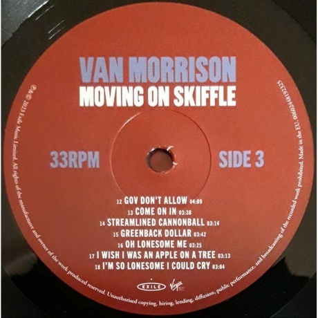 Van Morrison - Moving On Skiffle (0602448192288) виниловая пластинка - фото 11
