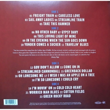 Van Morrison - Moving On Skiffle (0602448192288) виниловая пластинка - фото 4