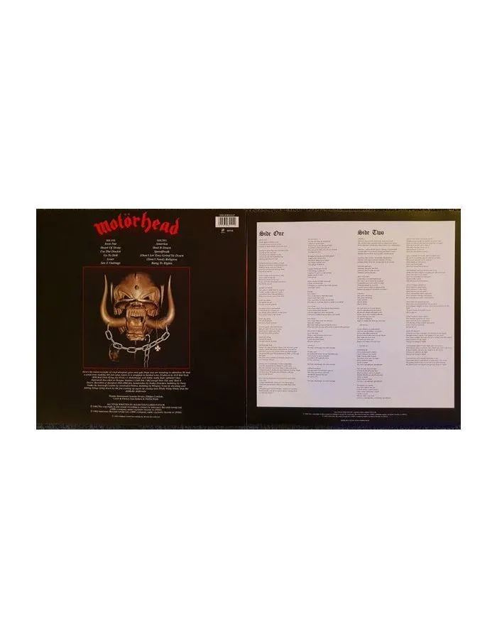 5414939641114, Виниловая пластинка Motorhead, Iron Fist - фото 3