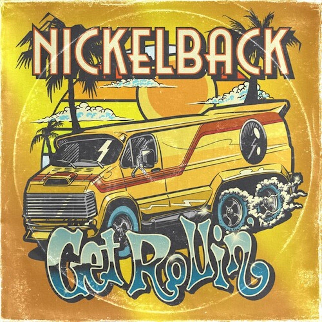 nickelback виниловая пластинка nickelback get rollin orange transparent 4050538853827, Виниловая пластинка Nickelback, Get Rollin' (coloured)