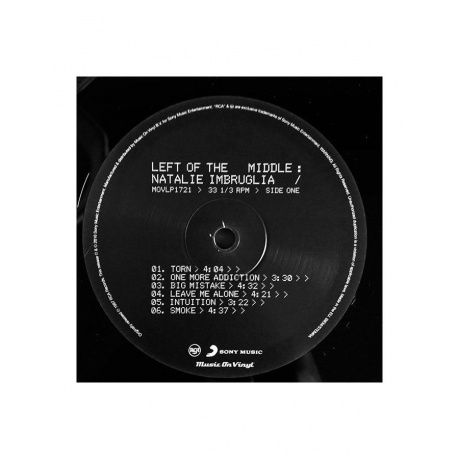 Natalie Imbruglia - Left Of The Middle (8719262001848) виниловая пластинка - фото 4
