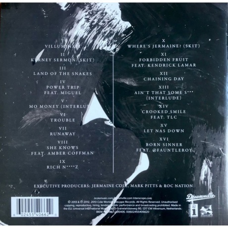 J. Cole - Born Sinner (0602455406620) виниловая пластинка - фото 2