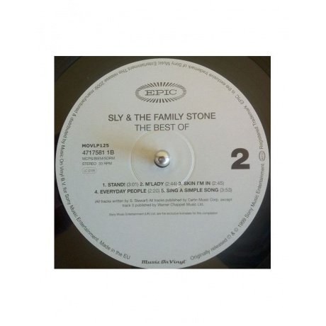 5099747175817, Виниловая пластинка Sly &amp; The Family Stone, Best Of - фото 5