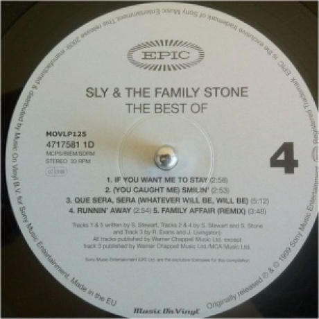 Sly &amp; The Family Stone - Best Of (5099747175817) виниловая пластинка - фото 7
