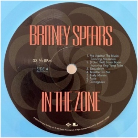 0196587791612, Spears, Britney, In The Zone (coloured) виниловая пластинка - фото 4