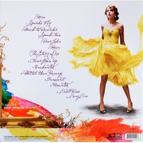 Taylor Swift - Speak Now (0843930004003) виниловая пластинка - фото 3