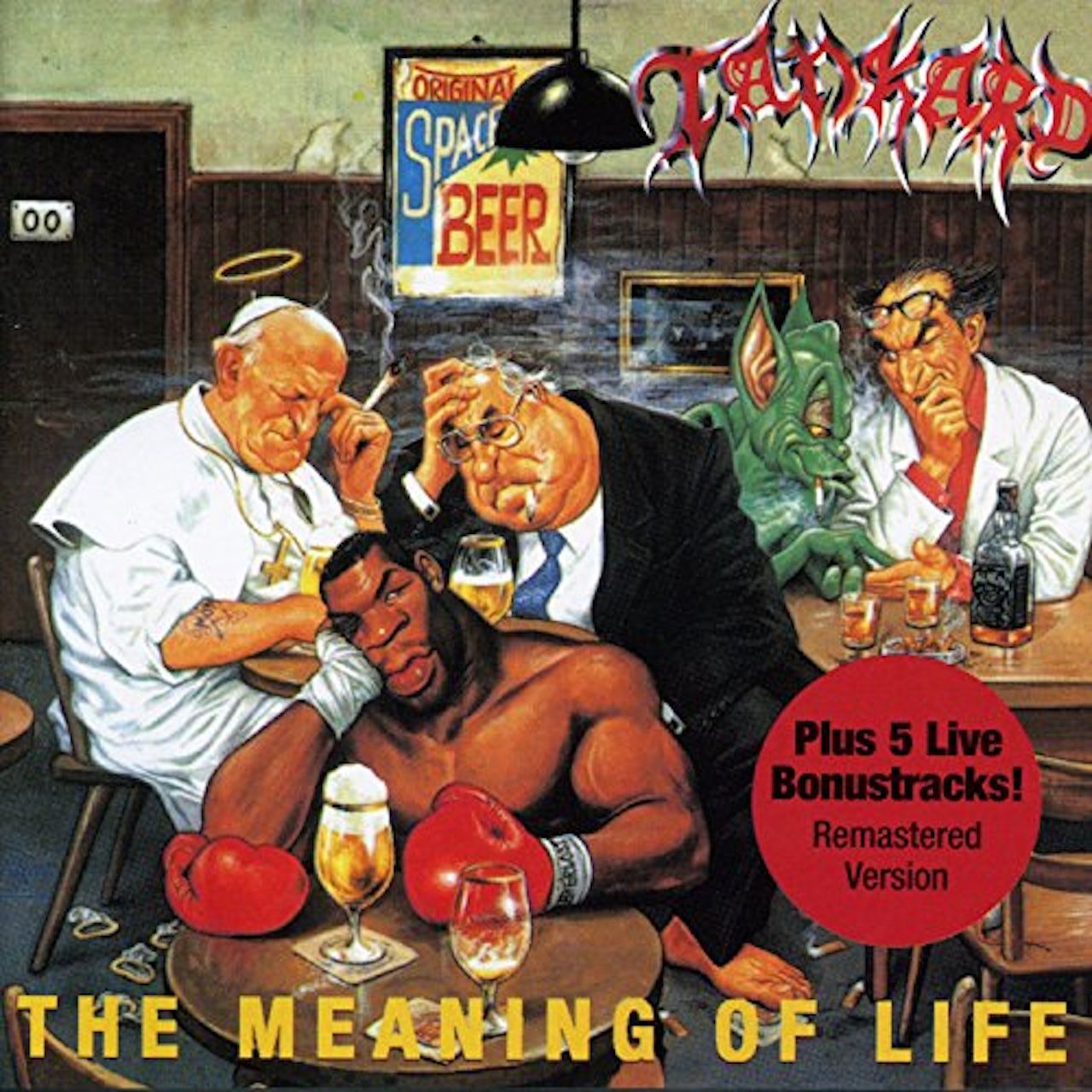 4050538269918, Виниловая пластинка Tankard, The Meaning Of Life (coloured) on pool time we do beer thirty