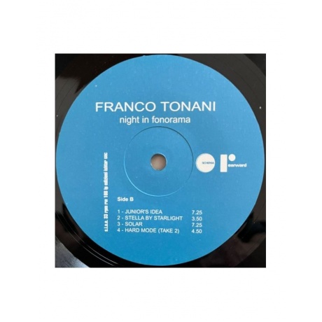 8018344121086, Виниловая пластинка Tonani, Franco, Night In Fonorama - фото 4