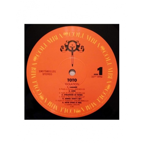 0190758011318, Виниловая пластинка Toto, Isolation - фото 3