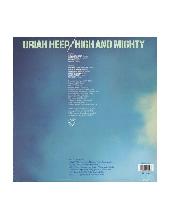 5414939929564, Виниловая пластинка Uriah Heep, High And Mighty - фото 2