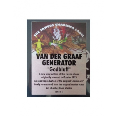 0602508961052, Виниловая пластинка Van Der Graaf Generator, Godbluff - фото 8