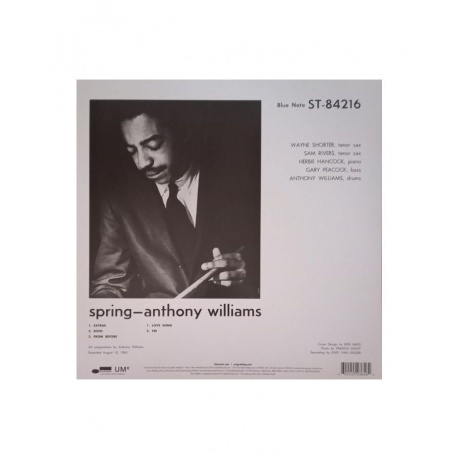 Tony Williams - Spring (0602455236562) виниловая пластинка - фото 3