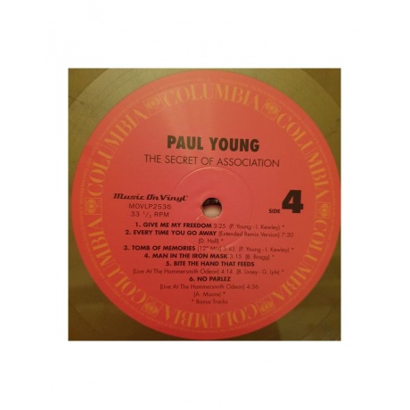 8719262012011, Виниловая пластинка Young, Paul, The Secret Of Association (coloured) - фото 10