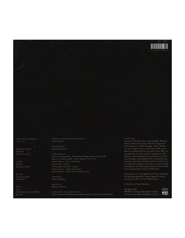 4250506806712, Виниловая пластинка Hausswolff, Anna Von, Ceremony - фото 3