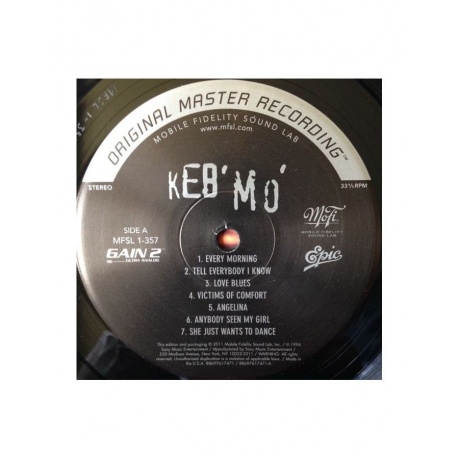 0821797135719, Виниловая пластинка Keb' Mo', Keb' Mo' (Original Master Recording) - фото 3