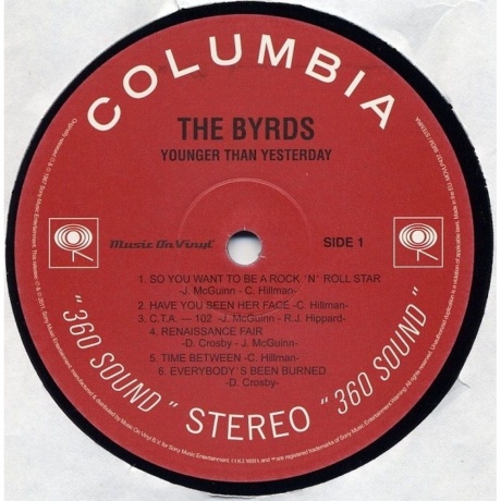 The Byrds - Younger Than Yesterday (8713748982911) виниловая пластинка - фото 3