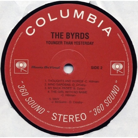 The Byrds - Younger Than Yesterday (8713748982911) виниловая пластинка - фото 4
