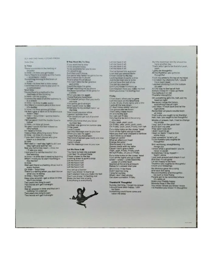 8718469531677, Виниловая пластинка Sly &amp; The Family Stone, Fresh - фото 4