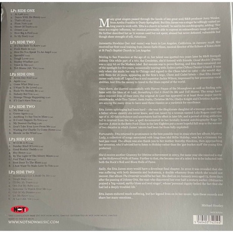 Etta James - Platinum Collection (White Vinyl) (3Lp) (5060403742544) виниловая пластинка - фото 2