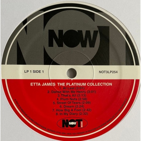 Etta James - Platinum Collection (White Vinyl) (3Lp) (5060403742544) виниловая пластинка - фото 5