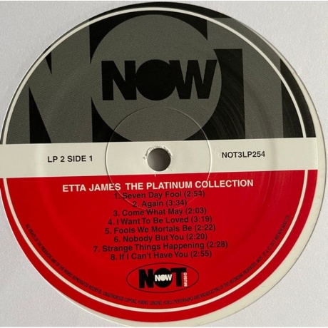 Etta James - Platinum Collection (White Vinyl) (3Lp) (5060403742544) виниловая пластинка - фото 7