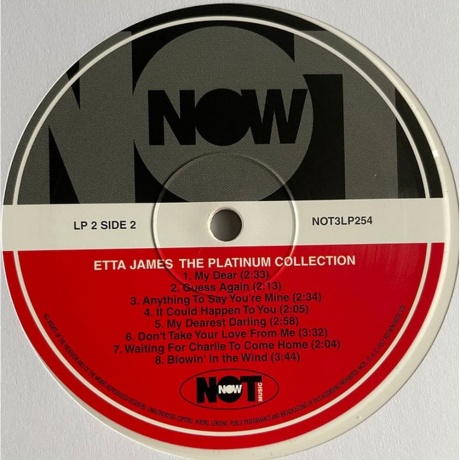 Etta James - Platinum Collection (White Vinyl) (3Lp) (5060403742544) виниловая пластинка - фото 8