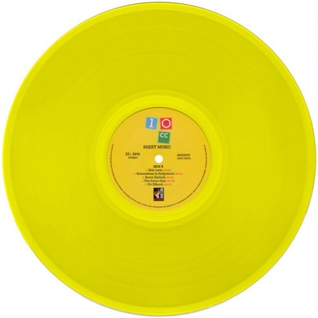 10 Cc - Sheet Music (Coloured Vinyl) (5060384460079) виниловая пластинка - фото 3