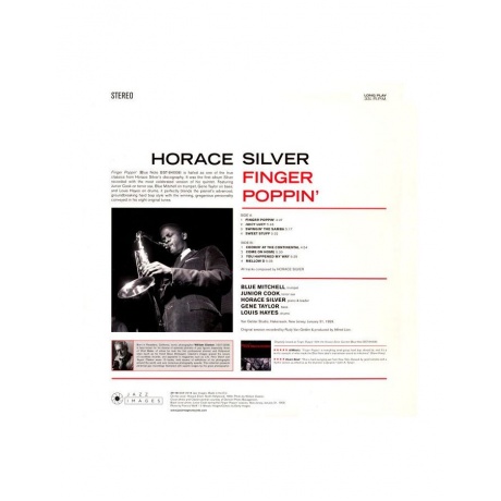 8436569193105, Виниловая пластинка Silver, Horace, Finger Poppin - фото 2