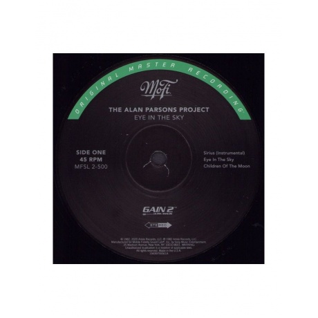 0821797250016, Виниловая пластинка Alan Parsons Project, The, Eye In The Sky (Original Master Recording) - фото 4